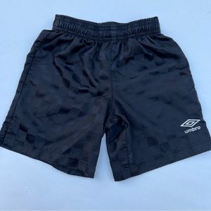 Womens Vintage black‎ Umbro xsmall soccer shorts